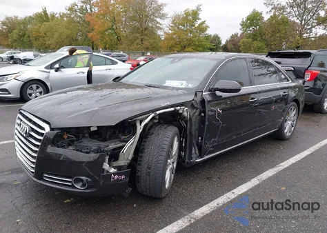 2013 Audi A8 L 3.0T из США, поврежденный, VIN WAURGAFD8DN002720